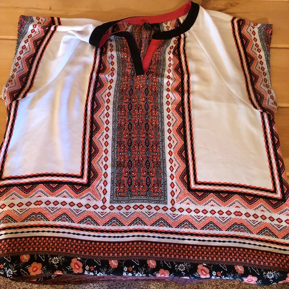 Cap sleeve new direction 2X top
